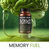 WASABI BRAIN etiqueta con lista de ingredientes, transparencia e información útil