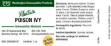 Washington Homeopathic Products WHP Poison Ivy pastillas pequeñas para administración oral y fácil disolución