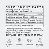 WASHOKU FOOD SUPPLEMENT frasco compacto en neceser, ideal para viaje
