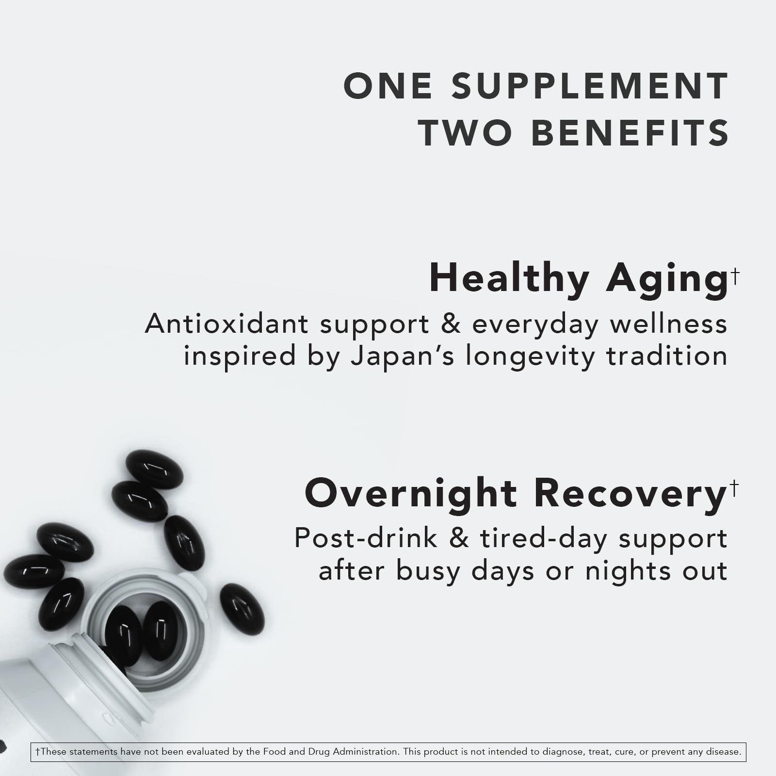 WASHOKU FOOD SUPPLEMENT etiqueta que destaca Kurozu y Moromisu tradicionales