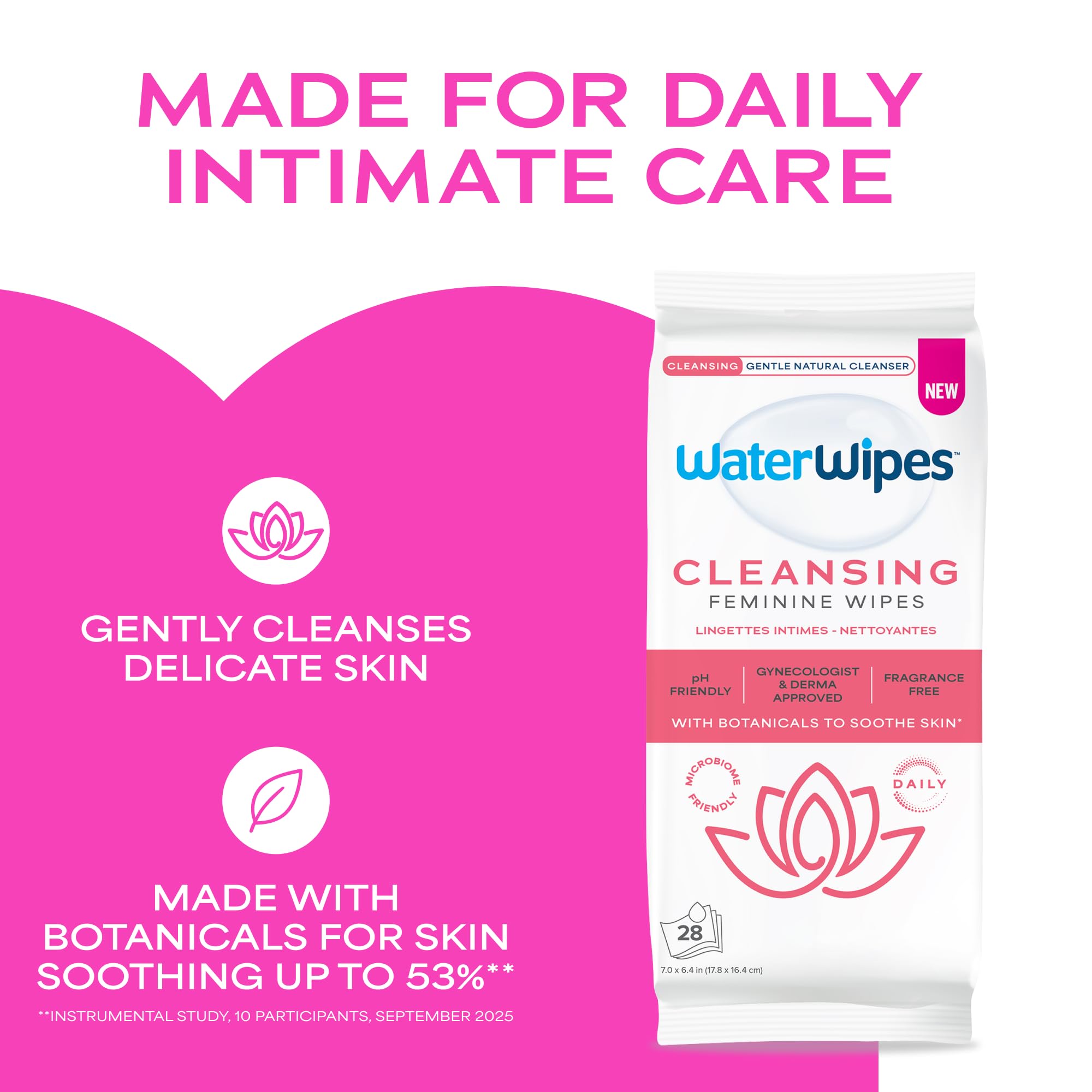 WaterWipes primer plano de textura de la toallita que resalta suavidad y absorción