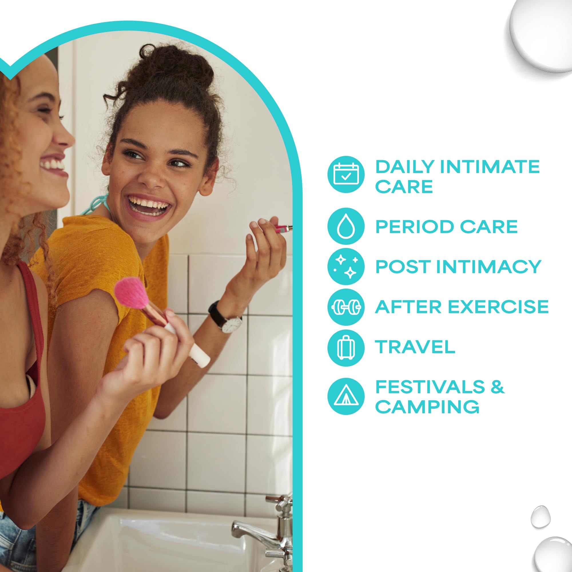 WaterWipes en bolsa deportiva tras ejercicio, frescura inmediata y discreta