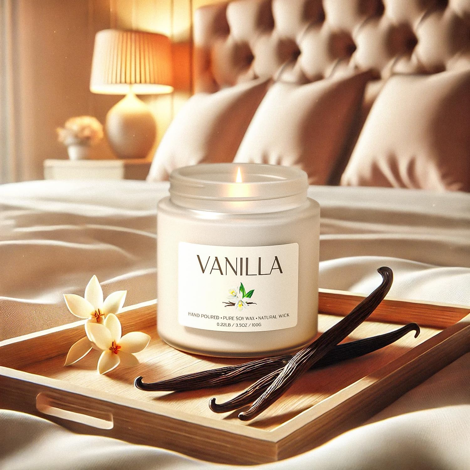 Waxcanpy vela junto a bañera, uso ideal para momentos de relajación