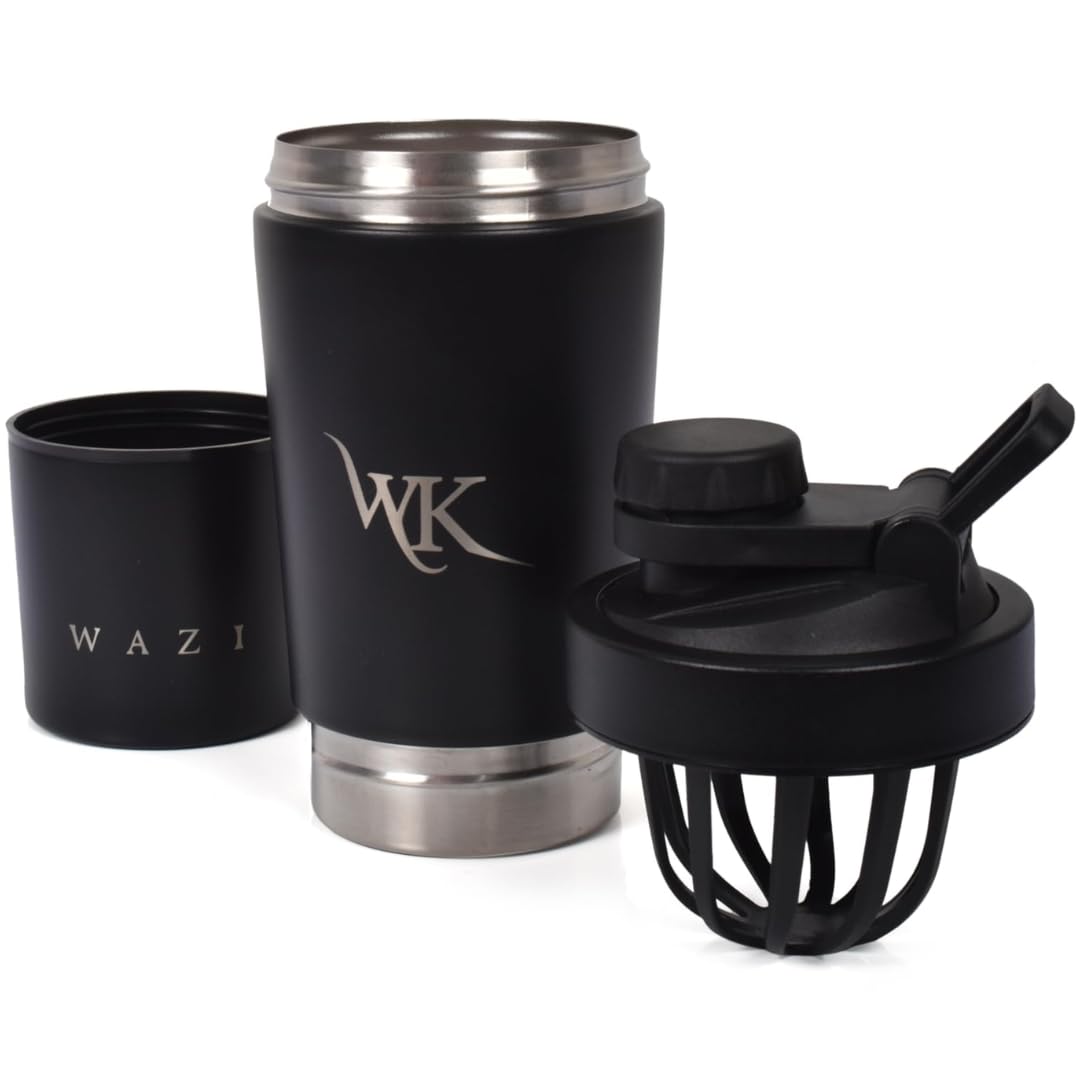 WAZI Klean junto a mano para comparar tamaño y capacidad 600 ml
