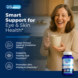 Etiqueta nutricional de We Like Vitamins astaxanthin mostrando 10 mg por porción