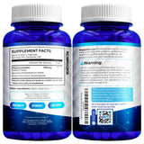 We Like Vitamins frasco con hojas, transmite enfoque vegetal y natural
