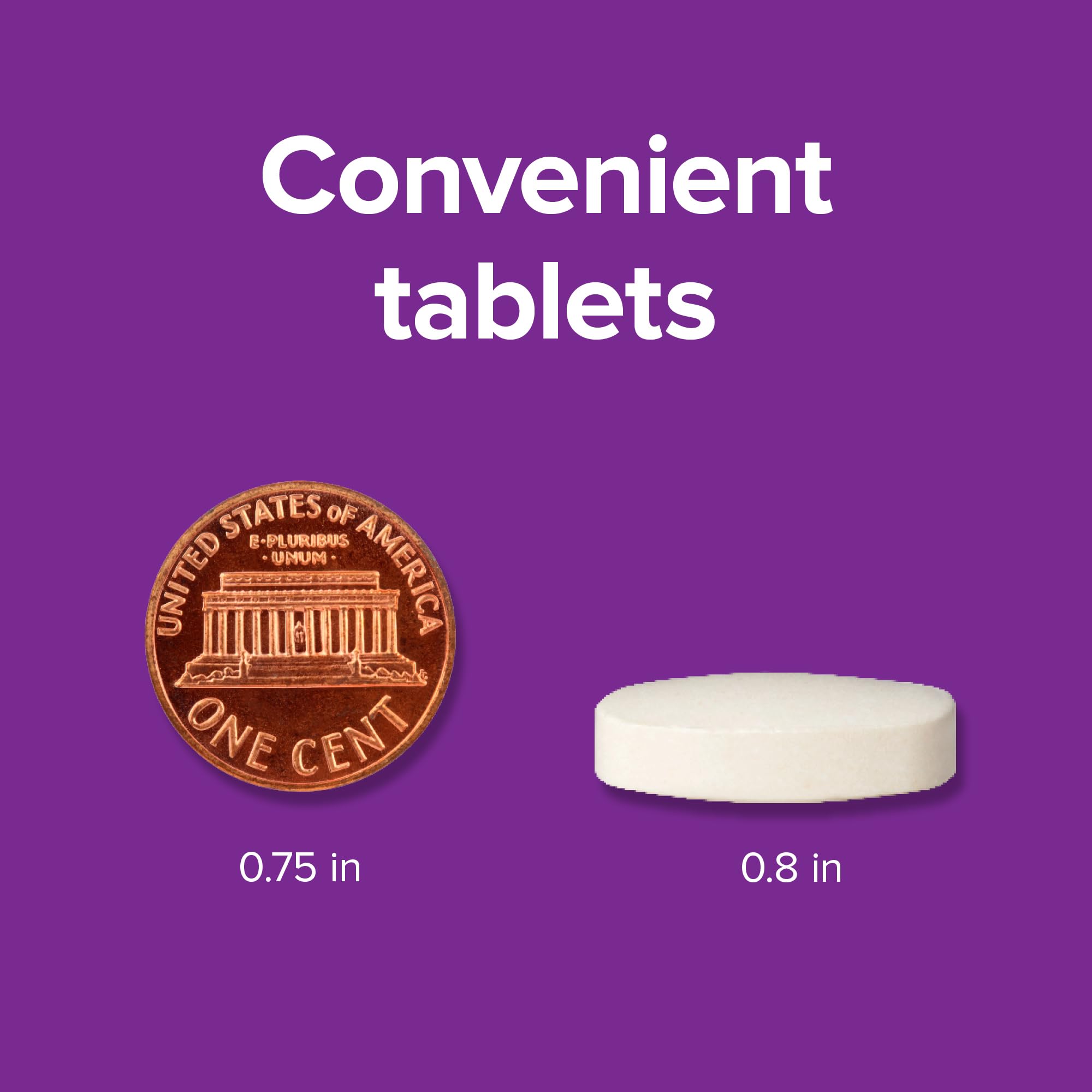 Webber Naturals frasco abierto con 180 tabletas listo para uso diario