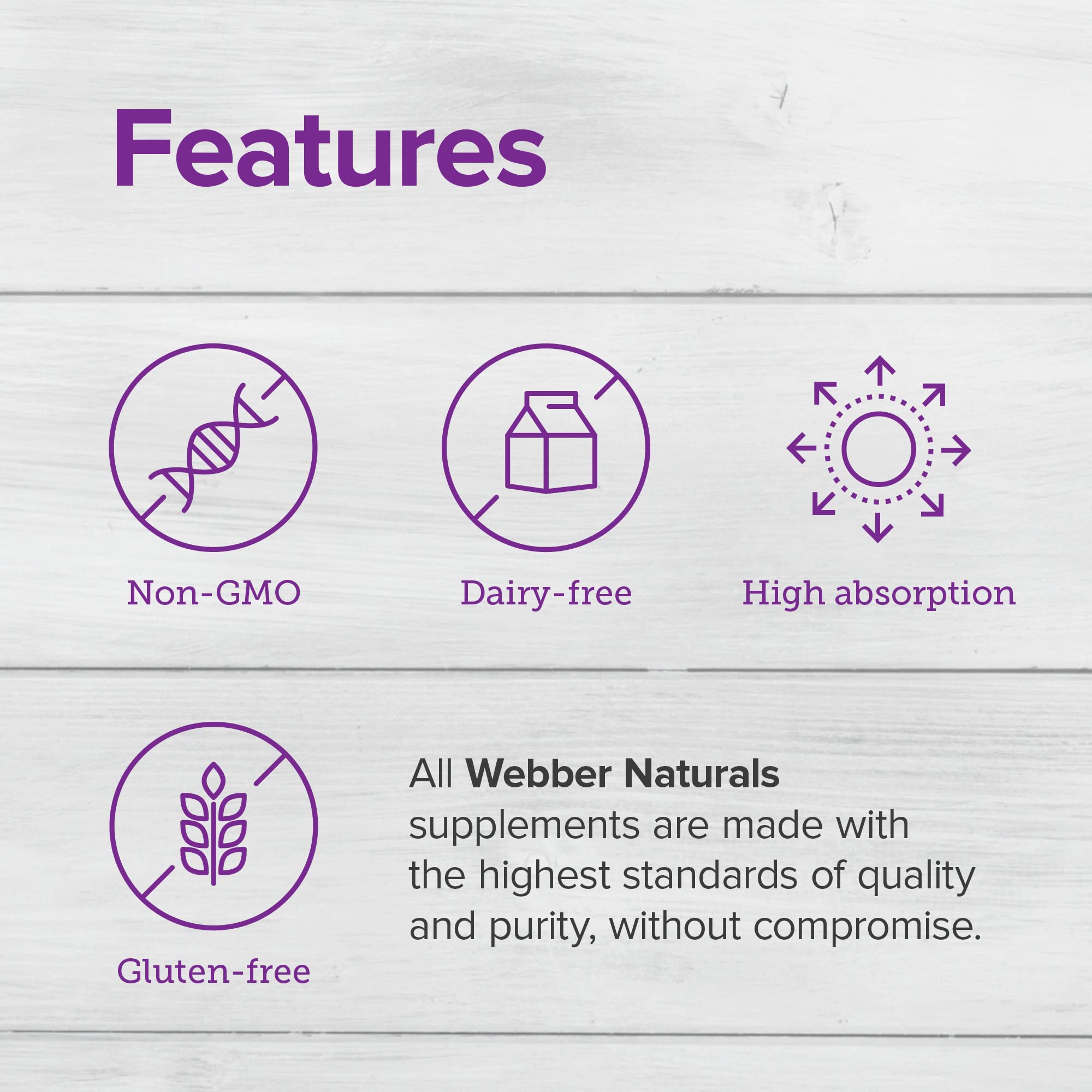 Webber Naturals primer plano de cápsula mostrando textura y facilidad de ingestión