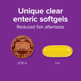 Webber Naturals cápsula entérica partida para mostrar liberación en intestino