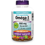 Webber Naturals cápsulas primer plano, textura lisa y aspecto puro