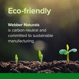 Webber Naturals botella junto a objeto de escala para tamaño real