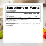Webber Naturals detalle de la etiqueta indicando 2000 mg por porción