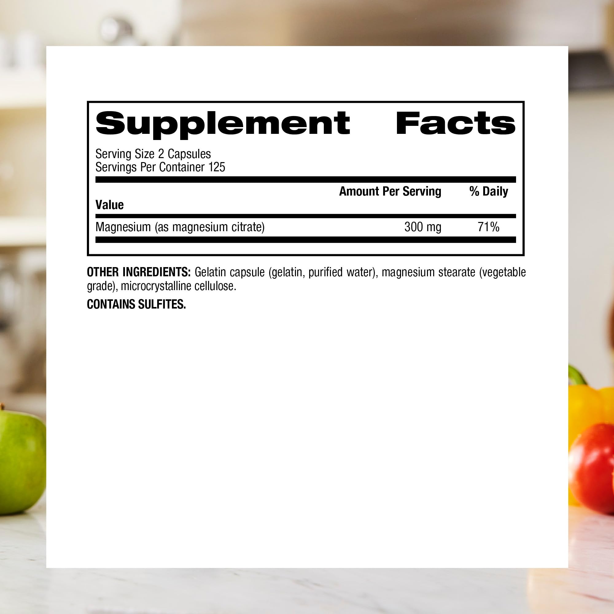 Webber Naturals etiqueta de ingredientes clara para transparencia y confianza
