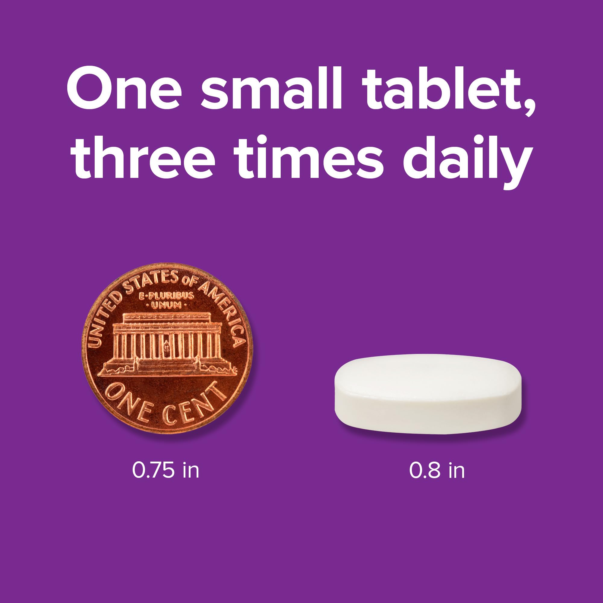 Webber Naturals etiqueta nutricional legible con información de dosis