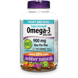 Webber Naturals frente del empaque mostrando formato valor y beneficios