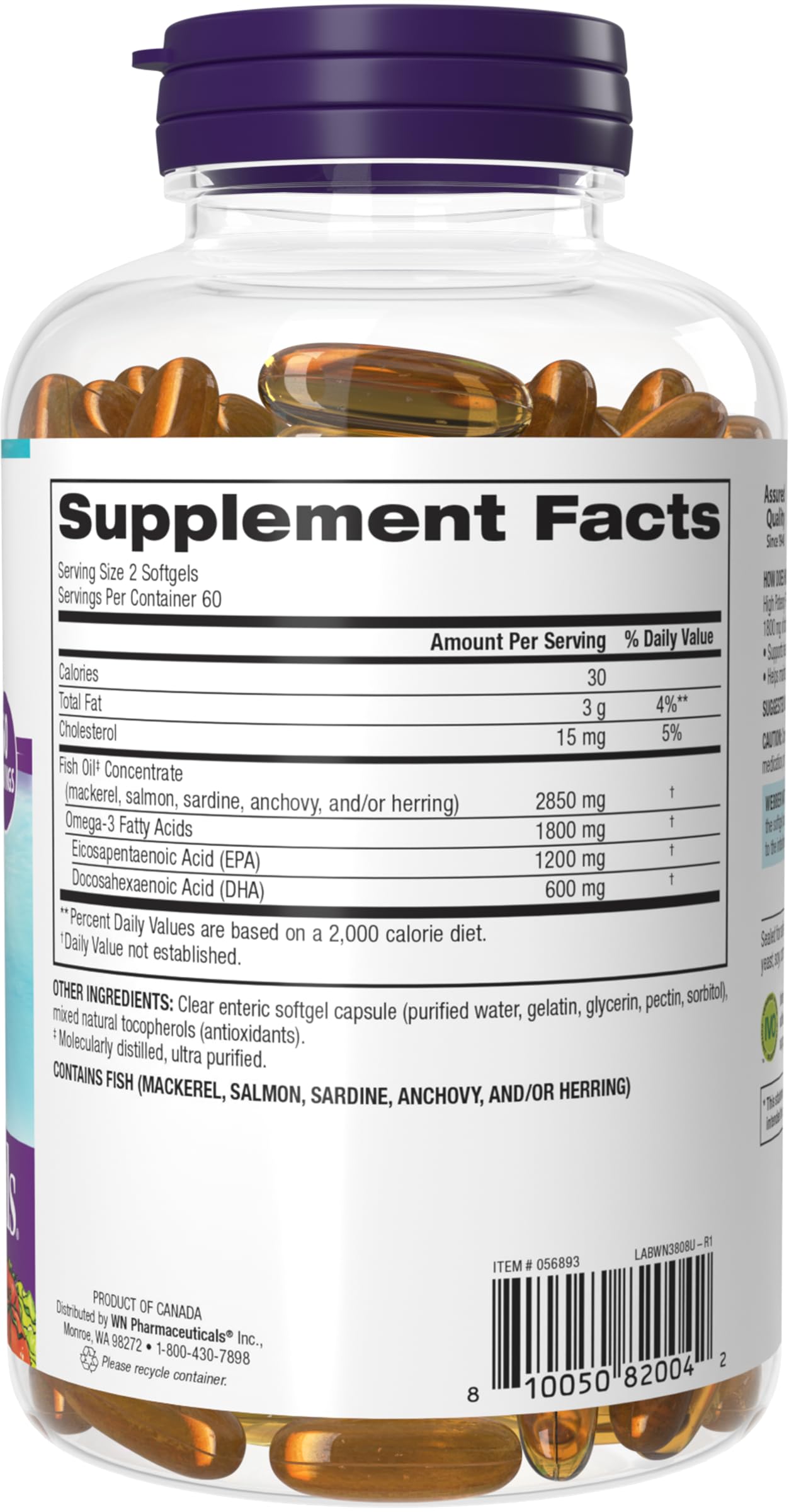 Webber Naturals lista de ingredientes limpios sin alérgenos comunes
