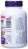 Webber Naturals tableta en uso en boca, toma sin agua y rápida
