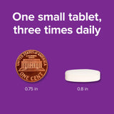 Webber Naturals comparación de tamaño para visualizar la cantidad y conveniencia