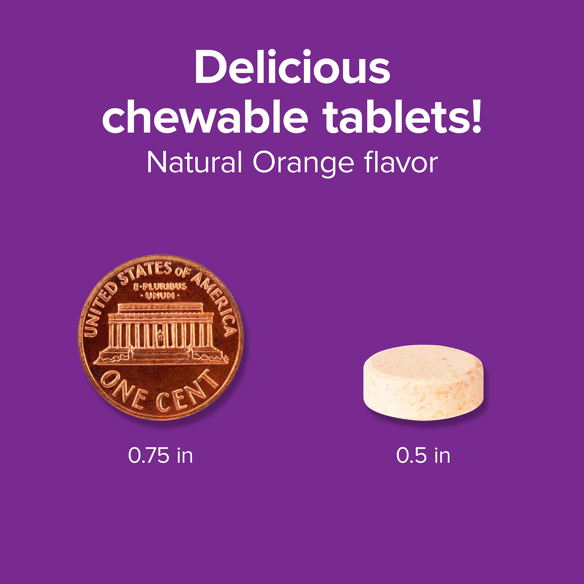 Webber Naturals tamaño en mano ilustrando porción y conveniencia