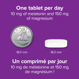 Webber Naturals uso antes de dormir persona tomando tableta para relajación
