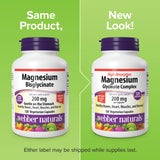 Webber Naturals frasco junto a vaso de agua que sugiere uso diario sencillo