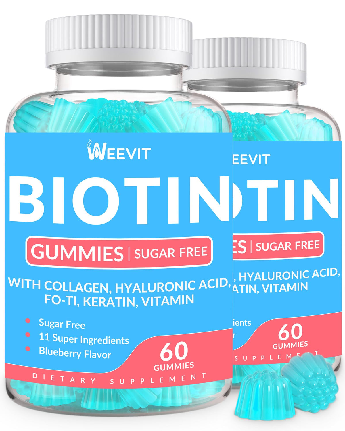 WEEVIT frontal del envase mostrando la marca y información clave para identificar producto