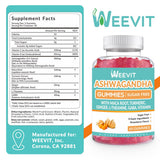 WEEVIT primer plano de textura de gomita que muestra pectina vegetal
