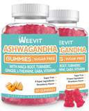 WEEVIT frasco frontal mostrando 120 gomitas y etiqueta clara