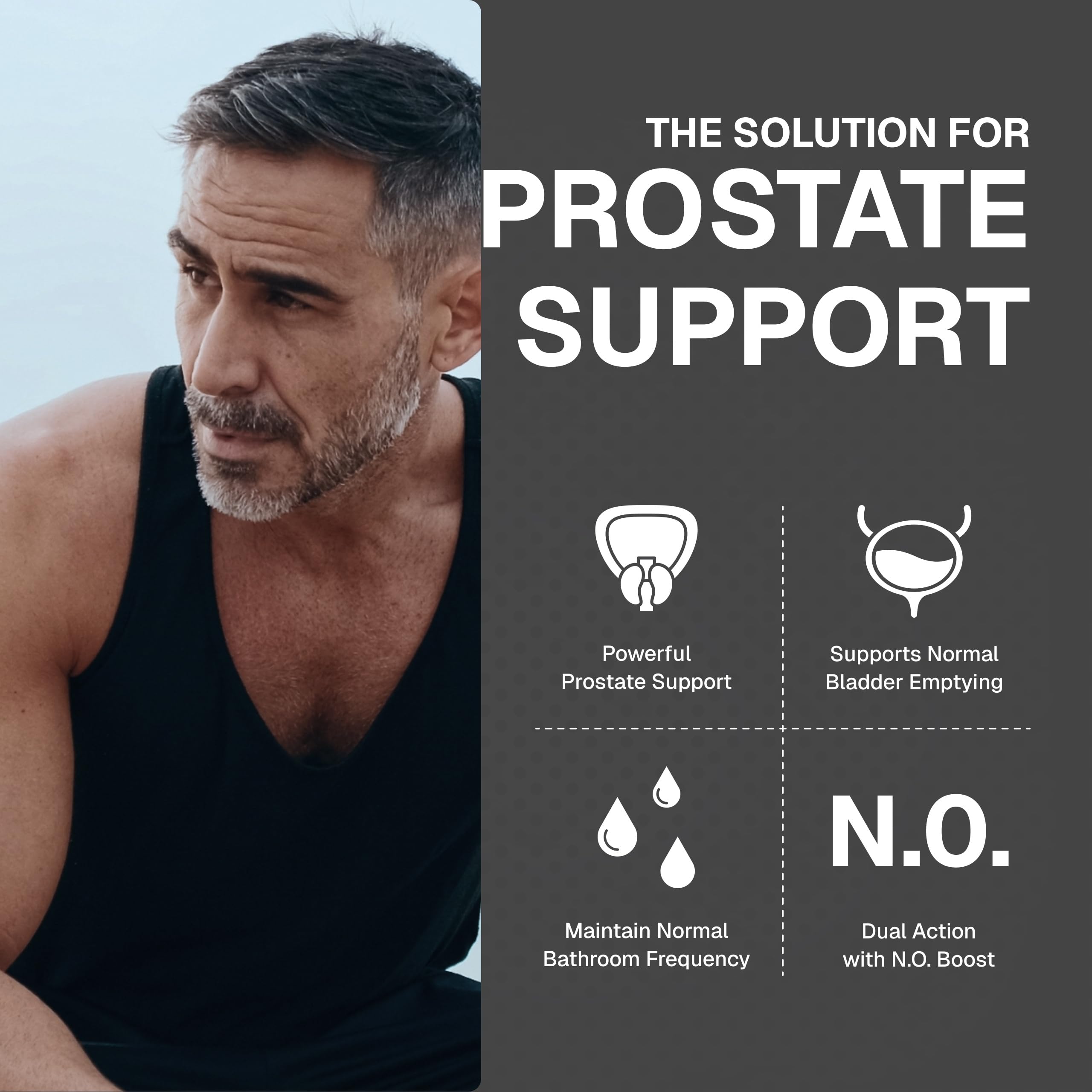 Weider Prime Prostate detalle de la textura de la cápsula vegetal y calidad