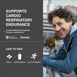 Weider producto junto a regla para comparar tamaño y dosis