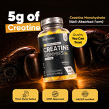 WeightWorld gomitas creatina bote abierto mostrando gomitas fáciles de llevar