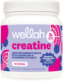 Wellah creatine imagen frontal del envase con información clara y atractivo visual