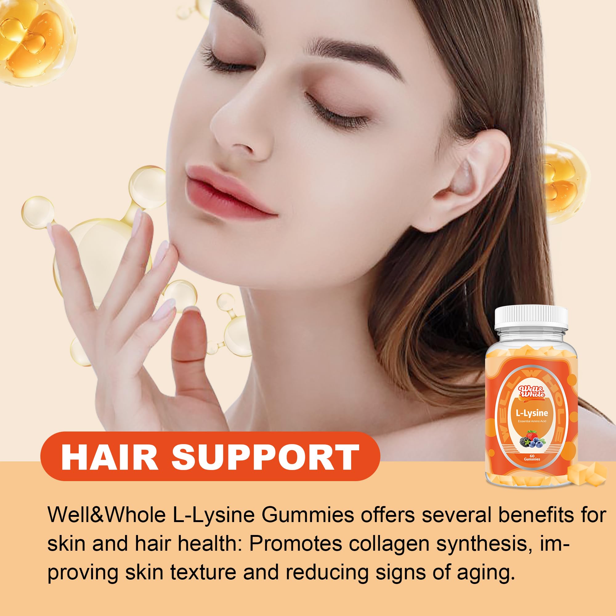 Well&Whole etiqueta con ingredientes y dosis destacada para confianza