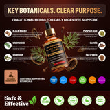 Wellanova ingredientes variados como artemisa y nogal negro visibles