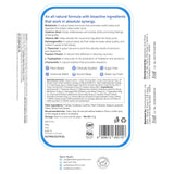 Wellbeing Nutrition etiqueta con ingredientes botánicos y certificaciones visibles