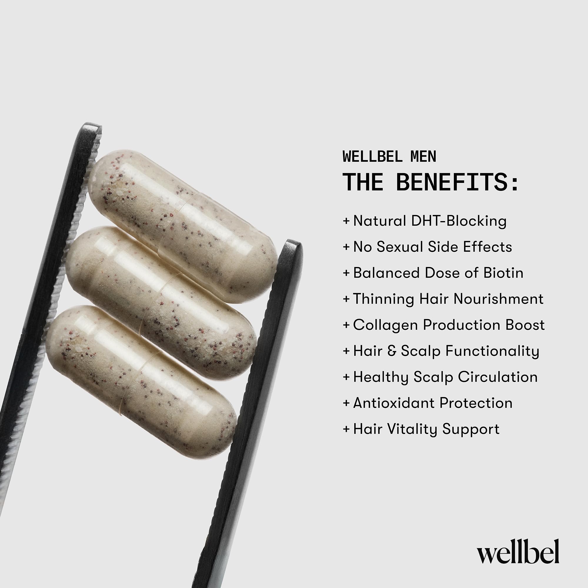 WELLBEL primer plano de saw palmetto ilustrando su origen vegetal