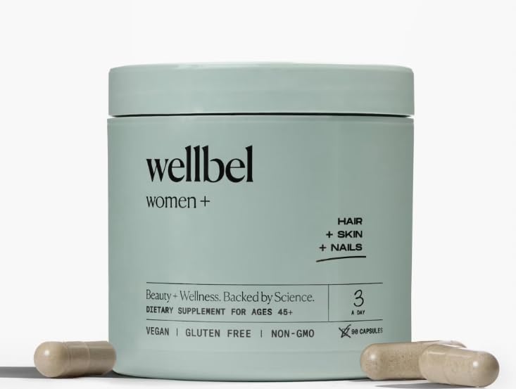 WELLBEL frente del empaque mostrando el producto y beneficios esenciales