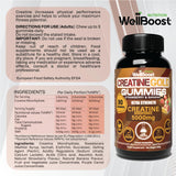 WellBoost envase abierto con etiqueta clara de 5000 mg por servicio