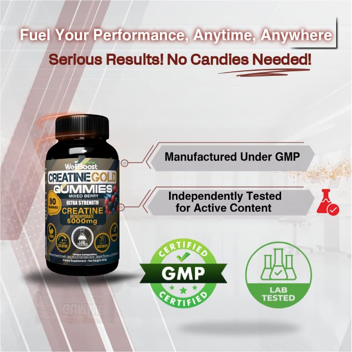 WellBoost etiqueta nutricional con información clara de 5000 mg