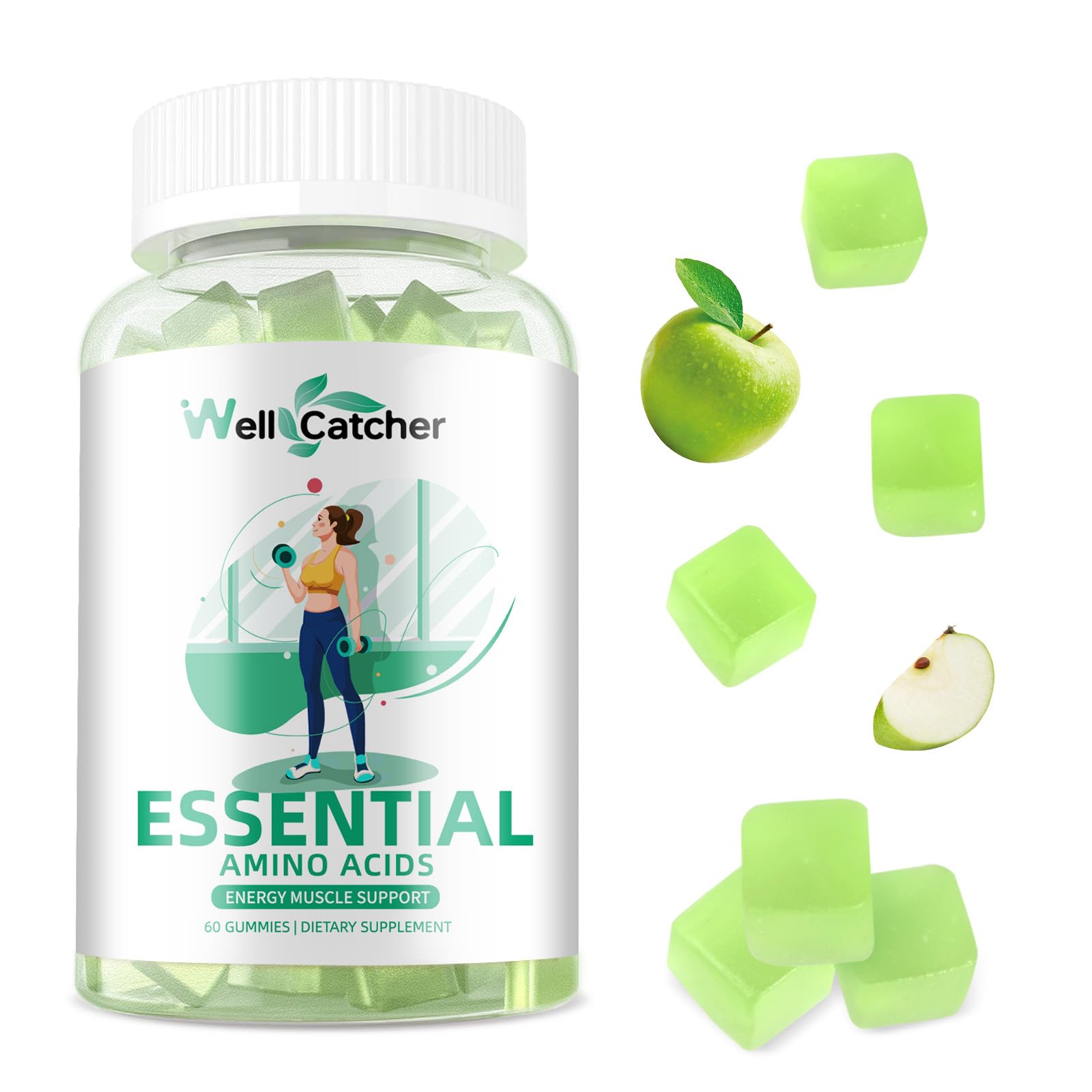 Escena de estilo de vida activo con Wellcatcher EAA apoyando rutina diaria