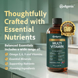 Wellgenix ingredientes naturales con frutas y verduras, beneficio: aporte de fitoquímicos reales.