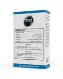 Wellgenix Omni Softgel empaque lateral exhibiendo ingredientes y dosis
