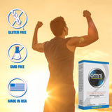 Wellgenix Omni Softgel etiqueta con información y beneficios claros