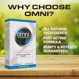 Wellgenix Omni Softgel ingredientes naturales cerca destacando las hierbas