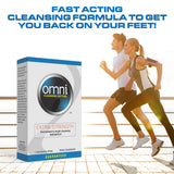 Wellgenix Omni Softgel persona tomando la cápsula para uso rápido