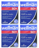 Wellman 50+ frente del envase mostrando el diseño y beneficio diario