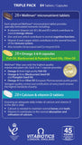 Wellman Tablets primer plano de cápsula Omega mostrando pureza y formulación limpia