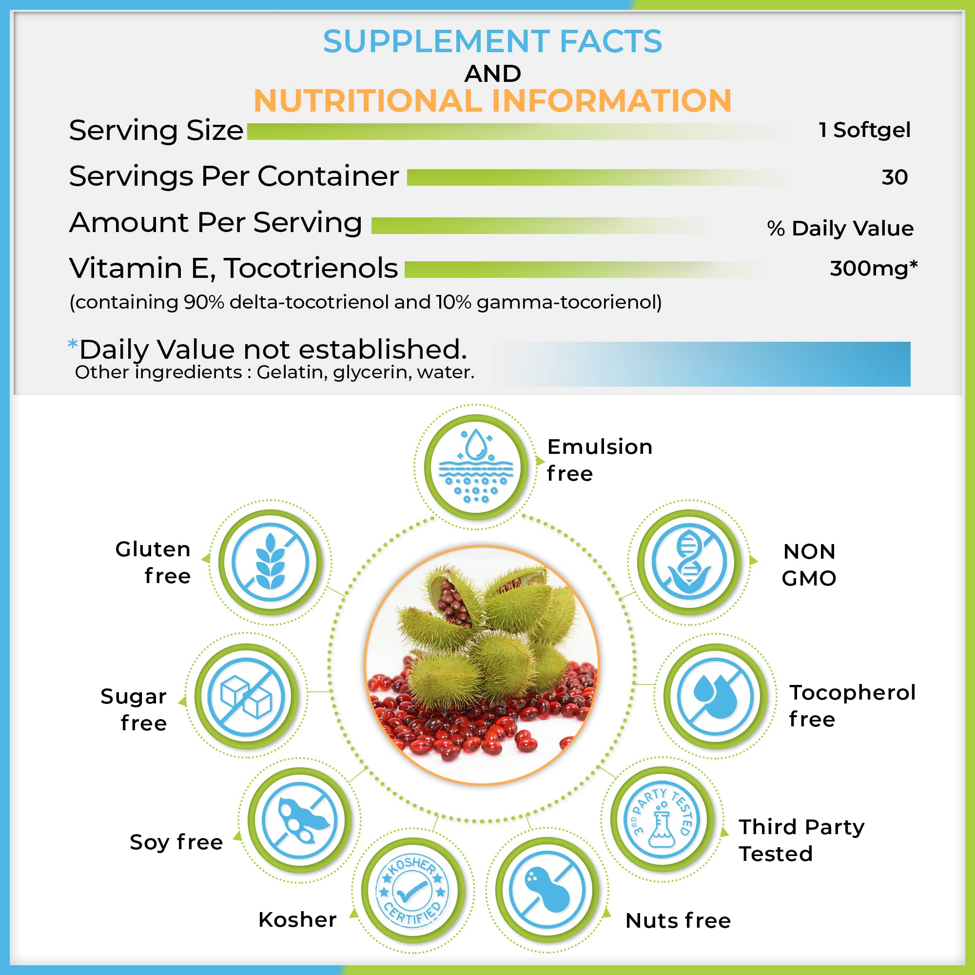 WELLNESS EXTRACT cápsula blanda en primer plano fácil de tragar