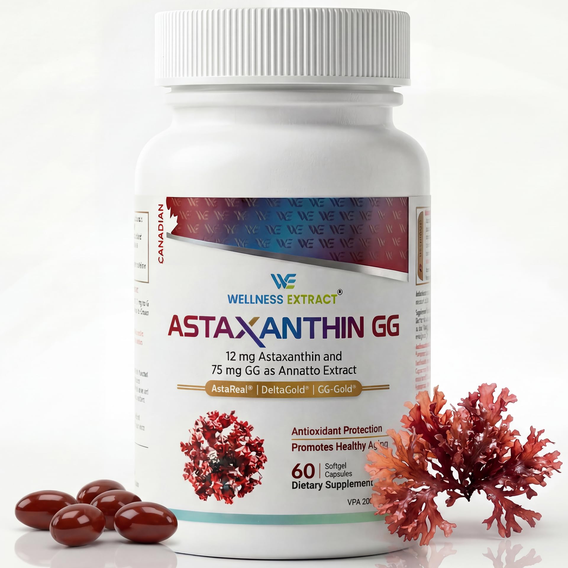WELLNESS EXTRACT frente del empaque mostrando etiqueta y beneficios clave