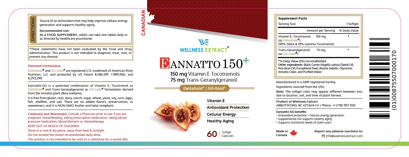 WELLNESS EXTRACT softgel cerca destacando tamaño fácil de tragar